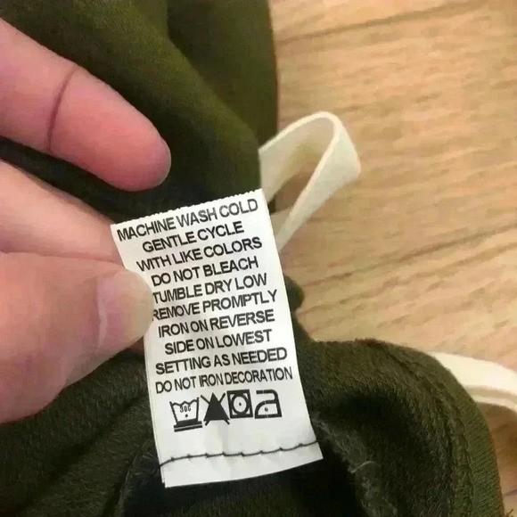 Women’s OSO Casuals Lace Up Side Sweatshirt Hunter Green Size 2X - Picture 6 of 8